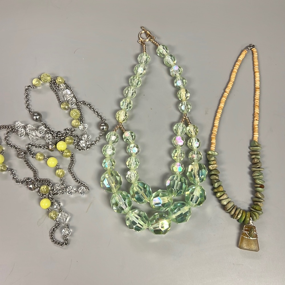 Necklaces.